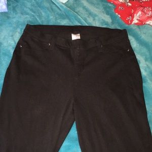 Black jeggings